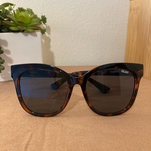 Quay cat eye sunglasses, tortoise shell